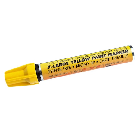 Forney Yellow Paint Marker, X-Large 70832
